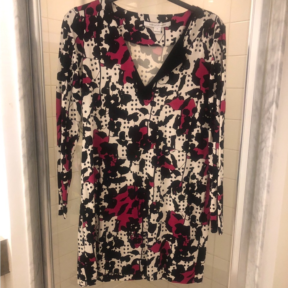 Diane von Furstenberg Silk Dress Size 14
